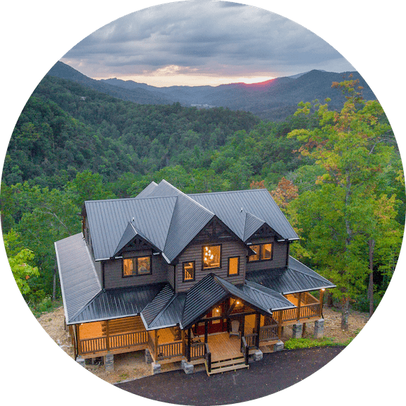 Large mountain home